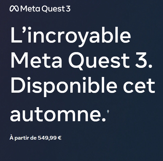 Quest 3 pris France