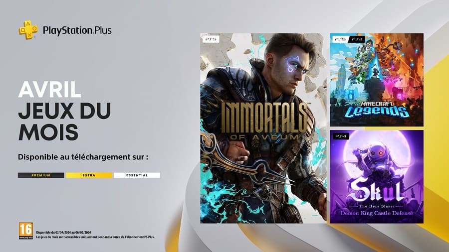 PlayStation Plus - Avril 2024