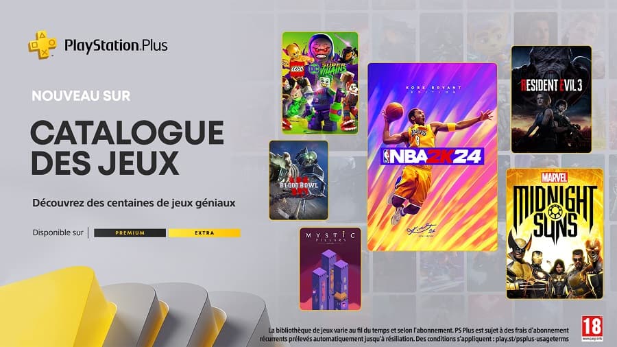PlayStation Plus Extra-Premium - Mars 2024