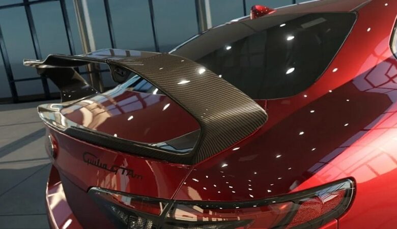 AC Evo Alpha romeo spoiler