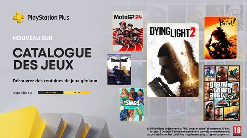 PS+ extra novembre 2024