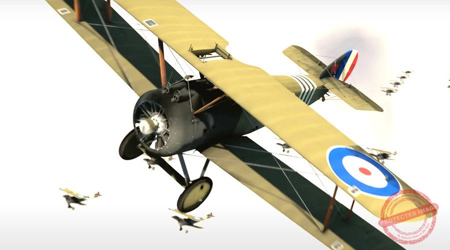 Figurine Peanuts Snoopy Flying Ace 3,75" - Première Guerre Mondiale, ReAction