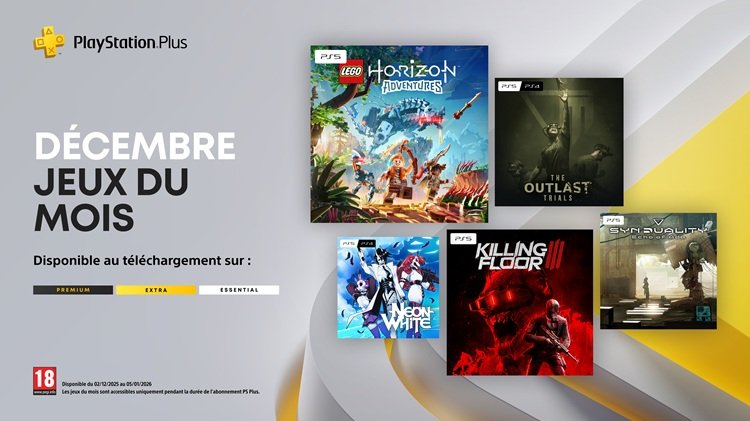 PS plus decembre 2025